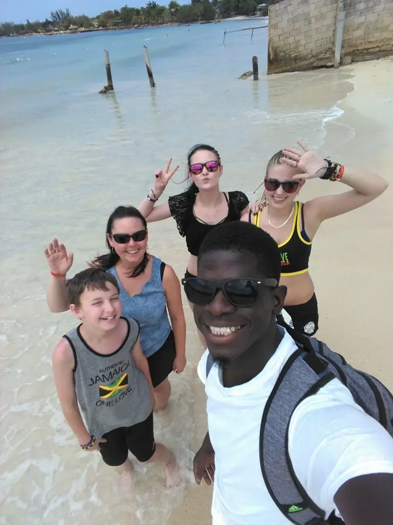 Guests on a customized multi-tour day trip with Inside Tours Jamaica